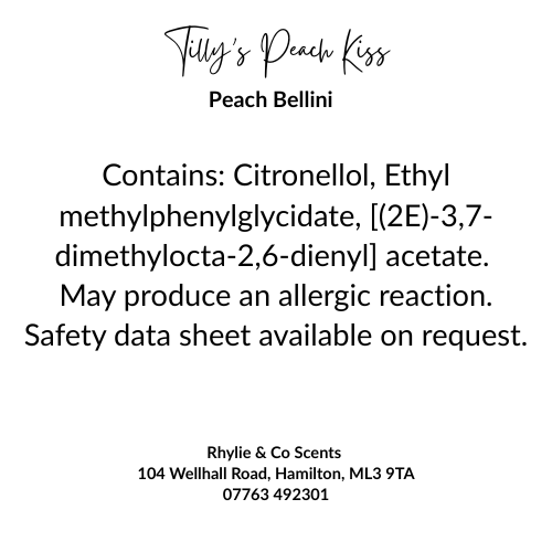 Tilly’s Peach Kiss – Peach Bellini 🍑🐇🐞 - Image 4