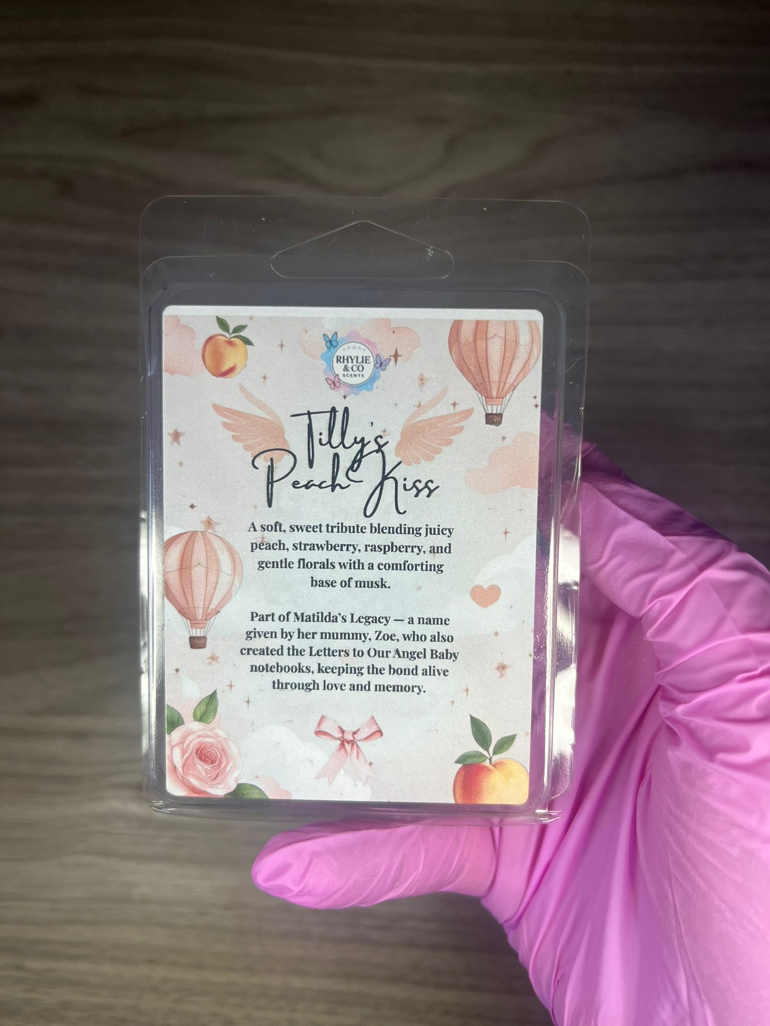Tilly’s Peach Kiss – Peach Bellini 🍑🐇🐞 - Image 2