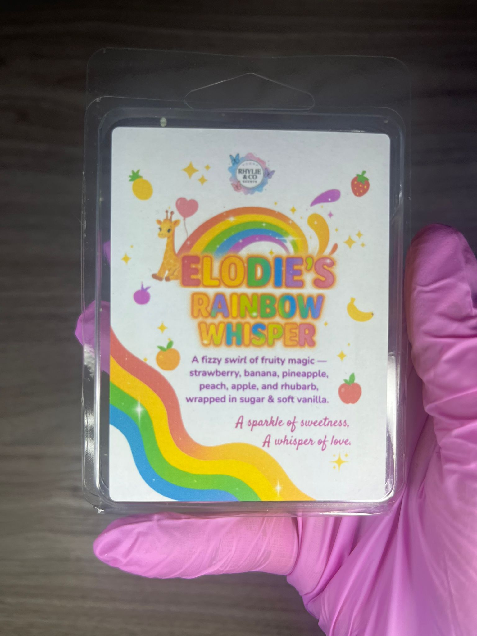 Elodie’s Rainbow Whisper – Starburst 🌈🦒 - Image 2