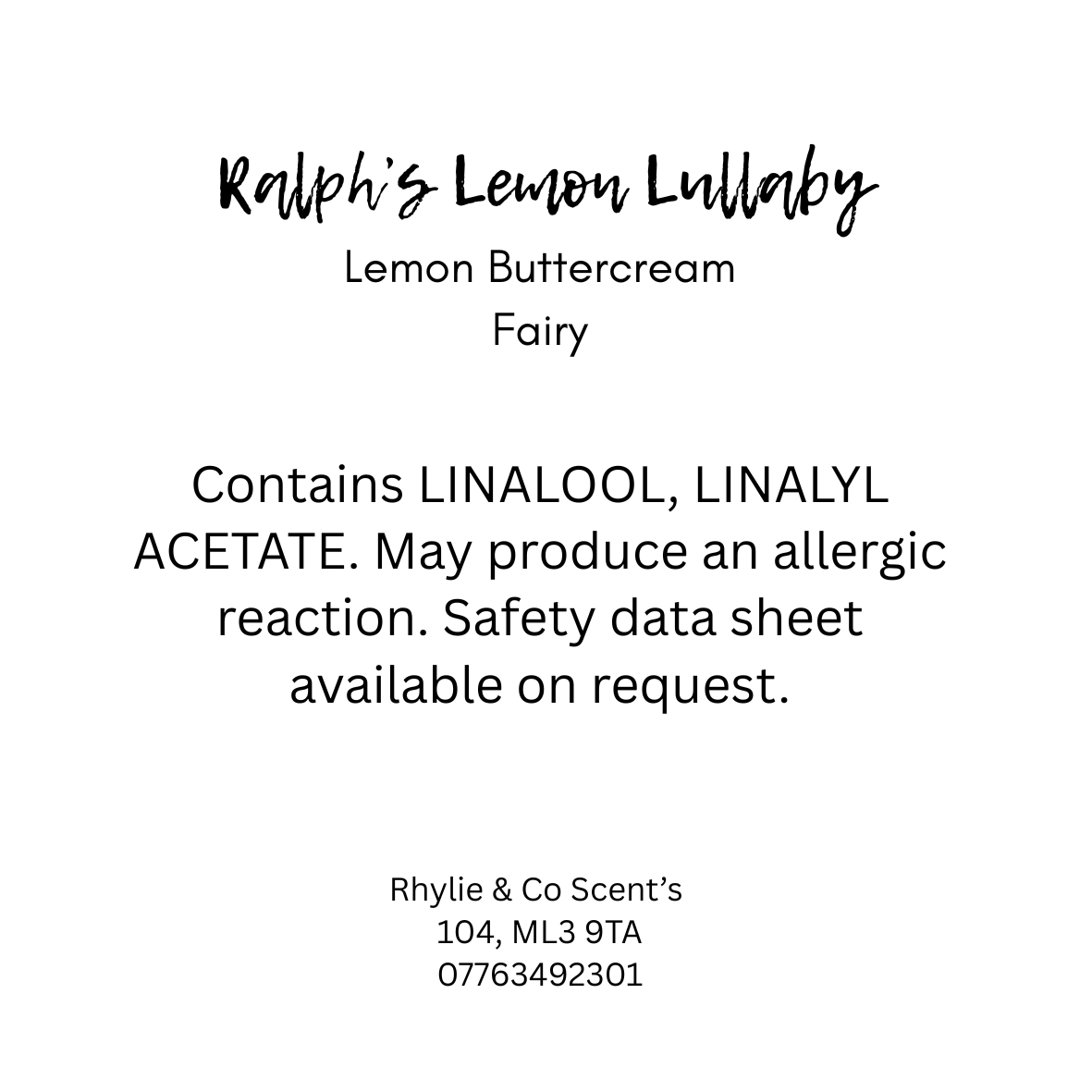 Ralph’s Lemon Lullaby – Lemon Buttercream Fairy 🍋⭐ - Image 2