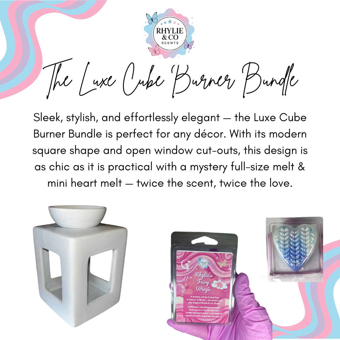 Luxe Cube Burner Bundle ⬜