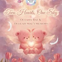 Two Hearts, One Sky – In Loving Memory of Oceana-Rae & Delilah-Mae 🌸🩷Strawberry & Kiwi 