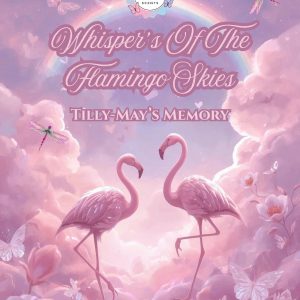 Whispers of the Flamingo Sky – Tilly-May’s Memory – Inspired by Pomegranate & Noir 🍎🦩✨