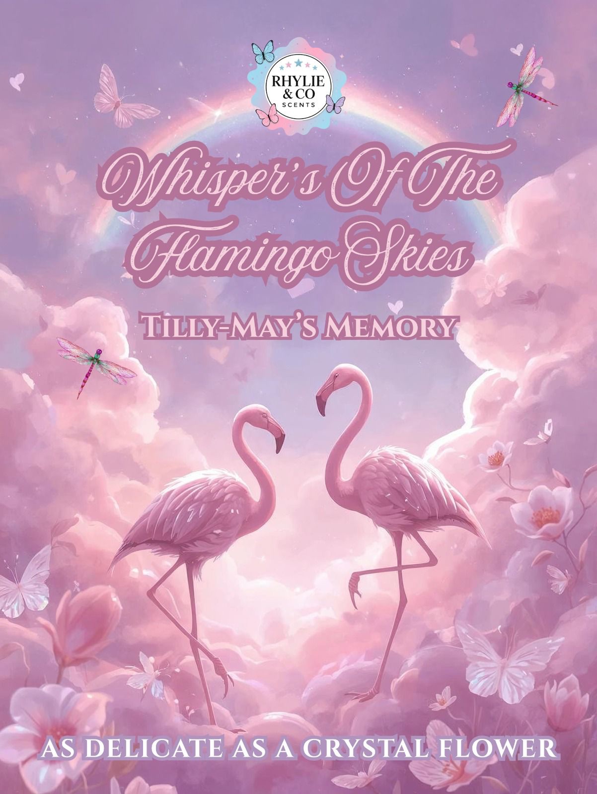 Whispers of the Flamingo Sky β Tilly-Mayβs Memory β Inspired by Pomegranate & Noir ππ¦©β¨