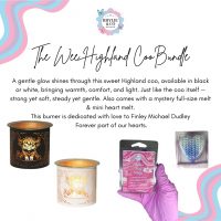 The Wee Highland Coo Burner – In Loving Memory of Finley Michael Dudley 🐮🤍