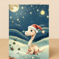 Pale Pink Dino - Storybook - Christmas Tribute