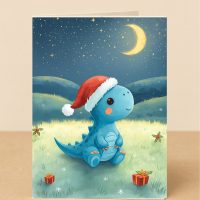 Blue Dino - Storybook - Christmas Tribute