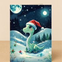 Green Dino - Storybook - Christmas Tribute
